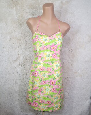 green alligator print dress Lilly Pulitzer Size 6 