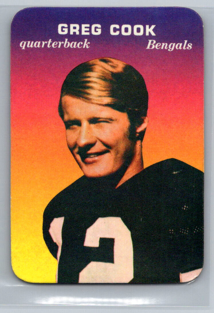 Greg Cook Purses 1970 Topps Glossy 23 Cincinnati Bengals Greg Cook | eBay