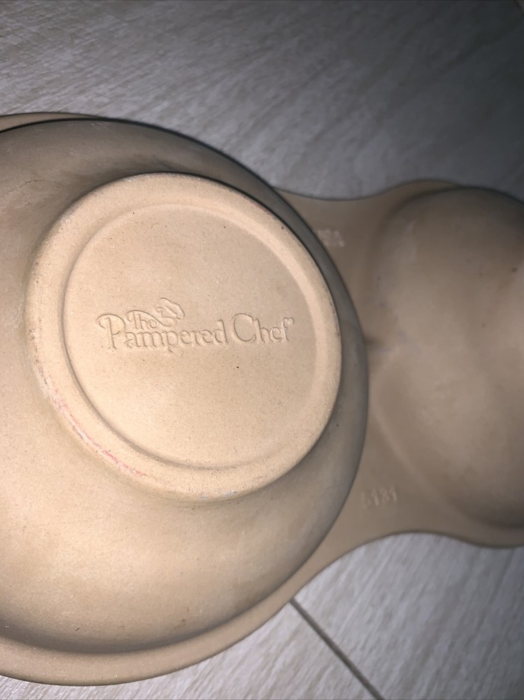 New Pampered Chef Double Egg Cooker/Pot Pie Stoneware # 5131 New Pampered Chef Double Egg Cooker/Pot Pie Stoneware # 5131