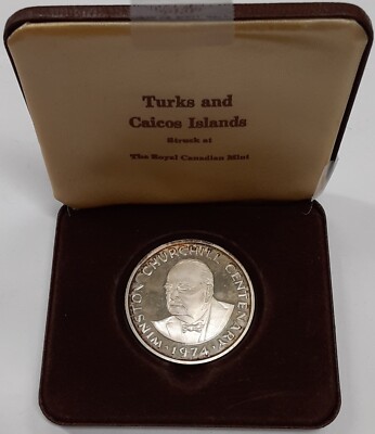 1975年 タークス・カイコス 25セント 記念金貨 1975年 タークス・カイコス 25セント 記念金貨 1975年 タークス