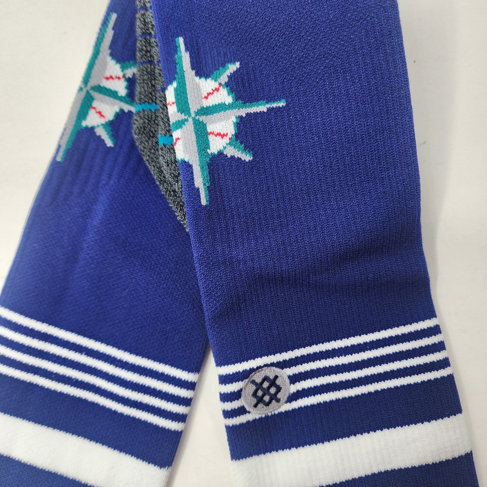 Stance Baseball Socks Mens L Seattle Mariners MLB Navy Diamond Pro OTC Freshtek
