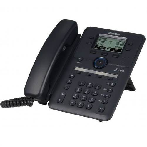 LG IPECS 1020i Gigabit IP Phone, 6 x 3 Self Label Buttons Grey LCD - Picture 2 of 3