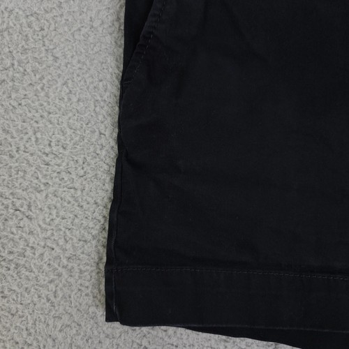 Ann Taylor LOFT Chino Shorts Womens 8 Black The Washed Twill 4" Cotton Stretch - Picture 11 of 13