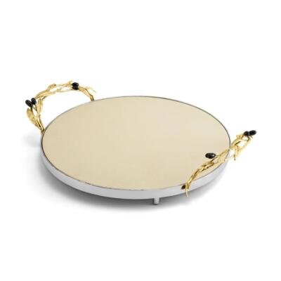 Michael Aram Olive Branch Pizza Stone 112474, nib, new