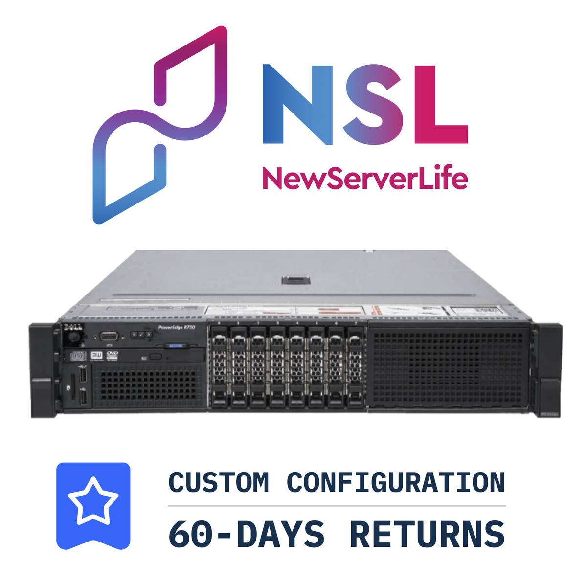 DELL PowerEdge R730 Server 2x E5-2698v4 2.2GHz =40 Cores