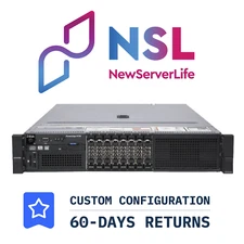 DELL PowerEdge R730 2x E5-2680v4 2.4GHz =28 Cores 64GB H730 4x 1.2TB SAS 4xRJ45