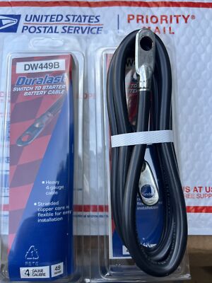 DURALAST Switch to Starter Battery Cable Gauge, 49”DW449B