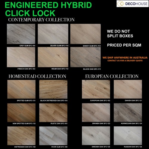 SINGLE SAMPLE HYBRID CLICK FLOATING FLOOR SAMPLES Luxury Vinyl Plank - Picture 9 of 12