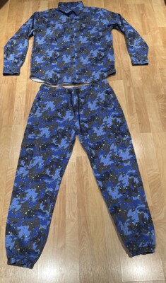 Cookies Camo Color-Blue Jacket & Joggers Set Size X-Large NWT