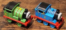 Thomas And Friends, Thomas and Percy Pull Back Train  Go Racer 2009 Mattel
