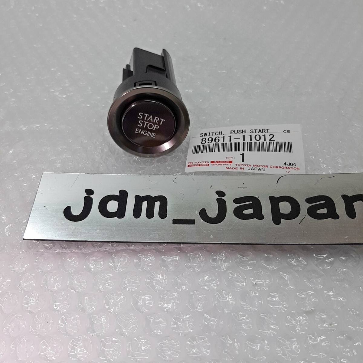 TOYOTA LEXUS Genuine 89611-11012 Push Start Stop Engine Button