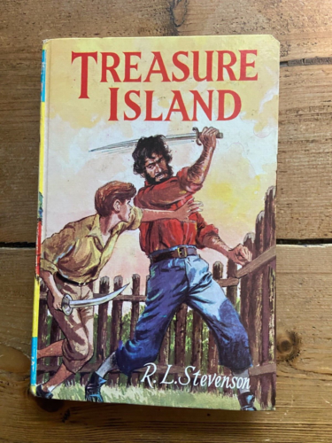 Treasure Island By R. L. Stevenson~ Vintage 1969 THE CHILDREN'S PRESS RARE Book - Foto 1 di 3