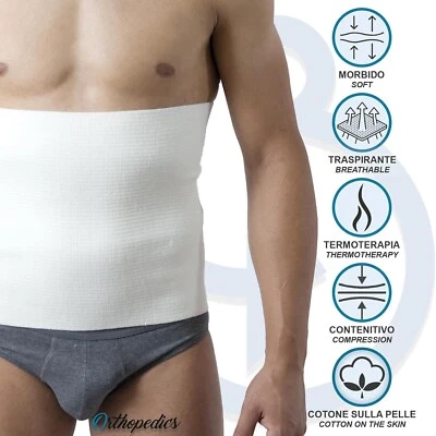 BEMAN 5052 PANCERA IN LANA E COTONE TERMOCINTURA FASCIA LOMBARE SUPPORTO SCHIENA