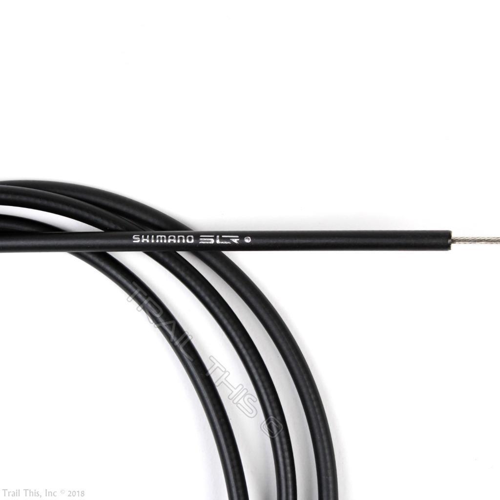 Shimano Road Bicycle Brake Cable and Housing Set w/ Caps and Crimps - Black
