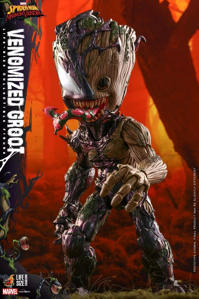 Hot Toys TMS027 Spider-Man Maximum Venom VENOMIZED GROOT 1/6 Scale Figure *NEW!* — 第 3/4 张图片