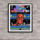 Mike Tyson's Punch Out Nintendo Custom Video Game Art Vintage 8 bit Gift NES