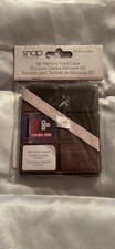 New Pinnacle Snap Memory Card Case Organizer 2x 6-Card Holders 12 Card Capacity