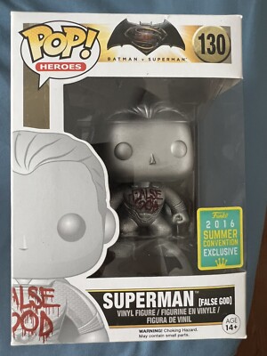 Funko Pop! Superman (False God) #130 DC Comics 2016 Summer Convention Exclusive