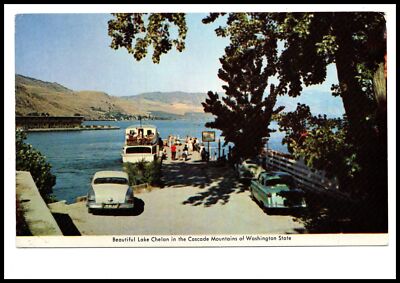 Postcard Beautiful Lake Chelan In The Cascade Mountains Of Washington State