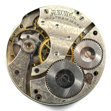 Vintage Waltham Grade 610 16s 7J Hunting Pocket Watch Movement lot.fl