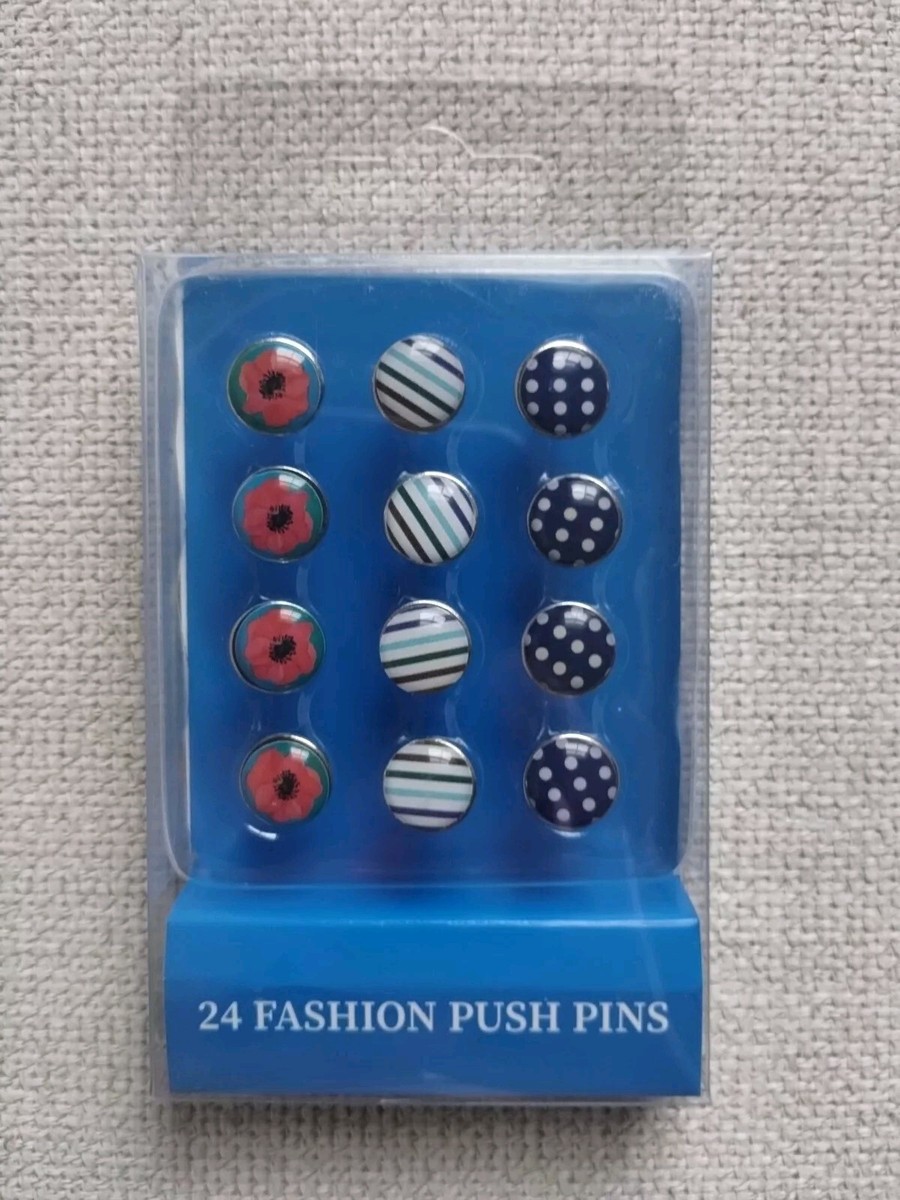 Decorative Push Pins 24 In Pack CVS