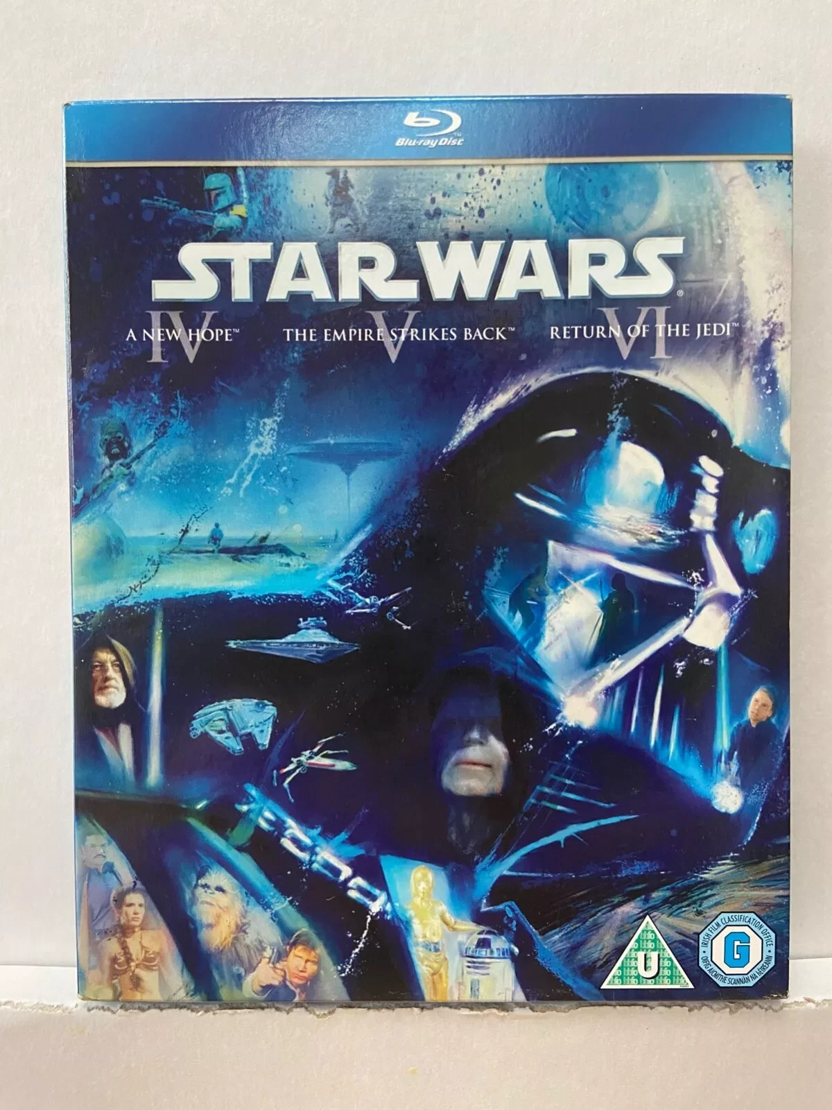 Star Wars Trilogy Episodes Iv V & Vi  blu ray new sealed box set