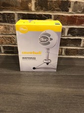 Blue Snowball USB Condenser Microphone with Accessory Pack White