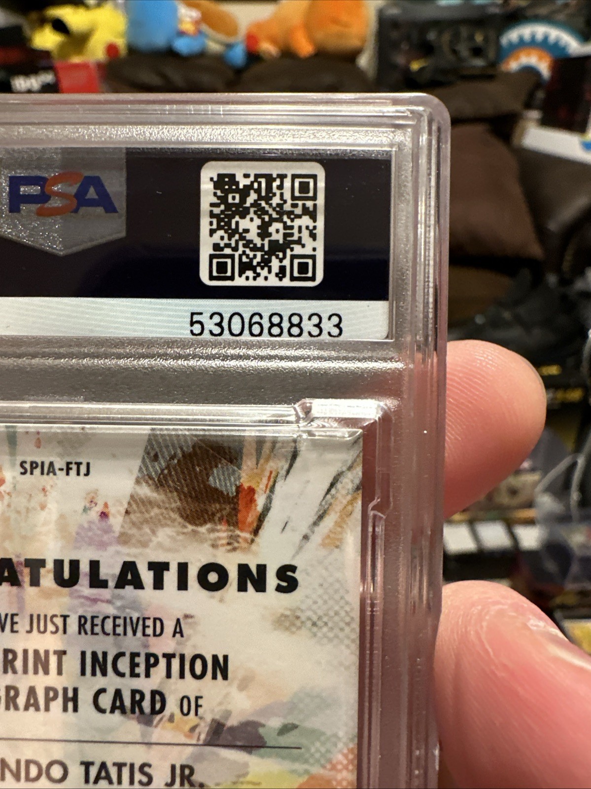 2020 TOPPS INCEPTION SHORT PRINT AUTO FERNANDO TATIS JR. 10/10 PSA 9. LOW POP! view 17