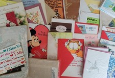 VINTAGE Modern Greeting Cards, Post Cards, Envelopes. Unused LOT OF 82