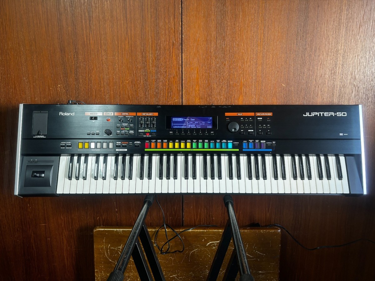 【送料込み】Roland JUPITER-50 シンセサイザー Roland Jupiter-50 Keyboard Synthesizer for sale online | eBay