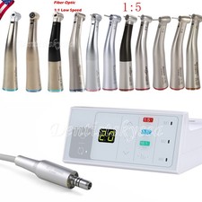 Dental Electric LED Micro Motor/1:1/1:5 Increasing Handpiece Contra Angle UK