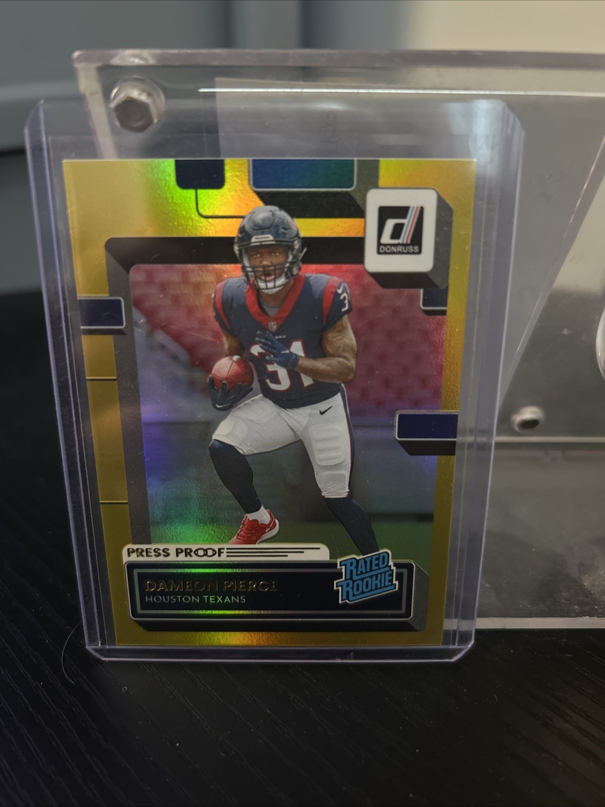 2022 Panini Donruss - Rated Rookie Dameon Pierce #340 Press Proof Premium (RC)