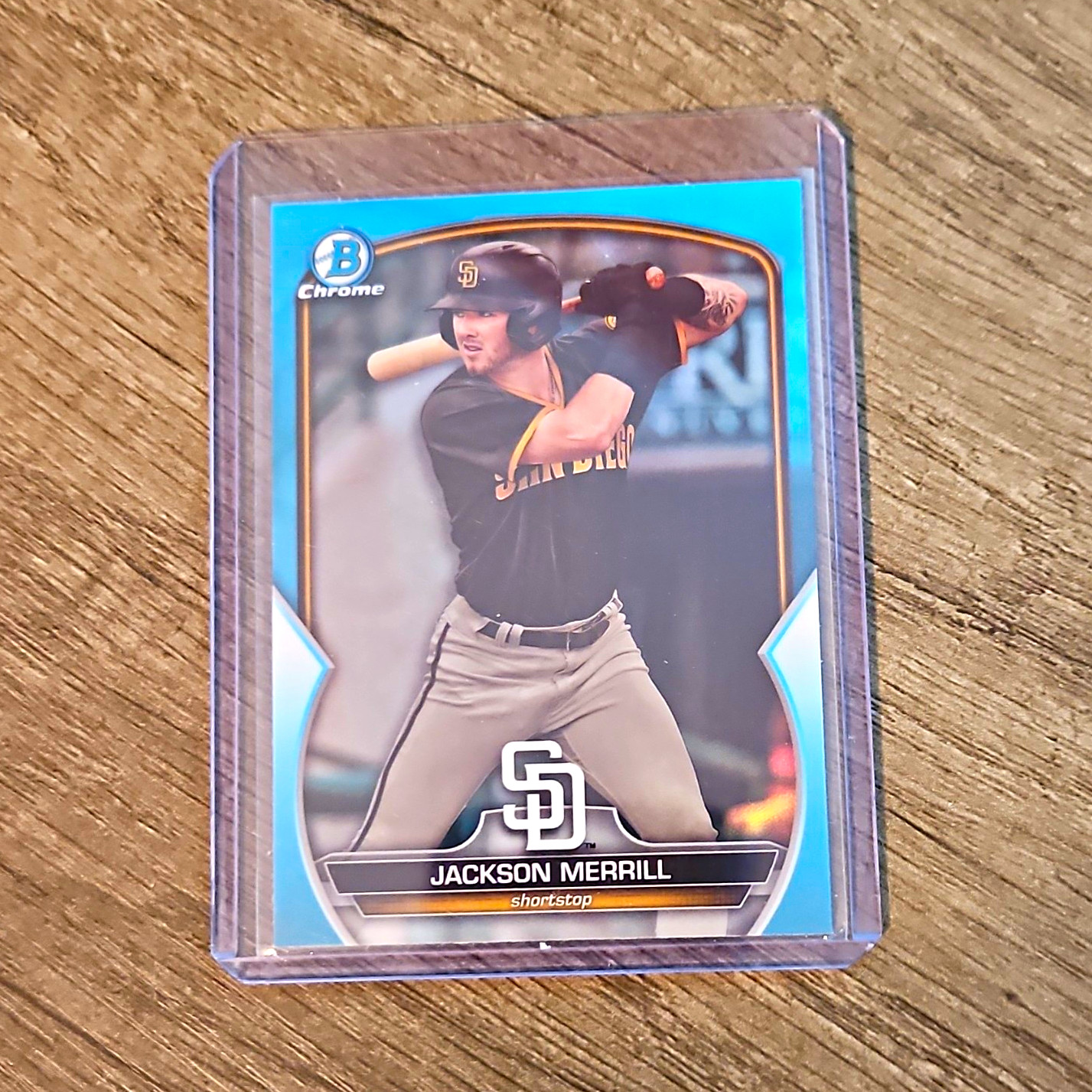 Bowman 2023 Draft Jackson Merrill San Diego Padres#BDC-157 RC Prospect Sapphire 