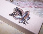 DAMASO GALLEGOS Mexico Vintage Sterling Silver Pin Brooch - Leaf with Berries — photo 3