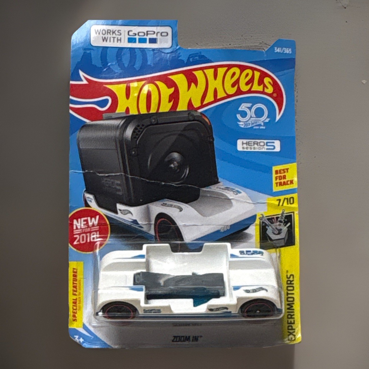 Hot Wheels Em Zoom In Special Feature *works with GoPro *Diecast 2018 L2593