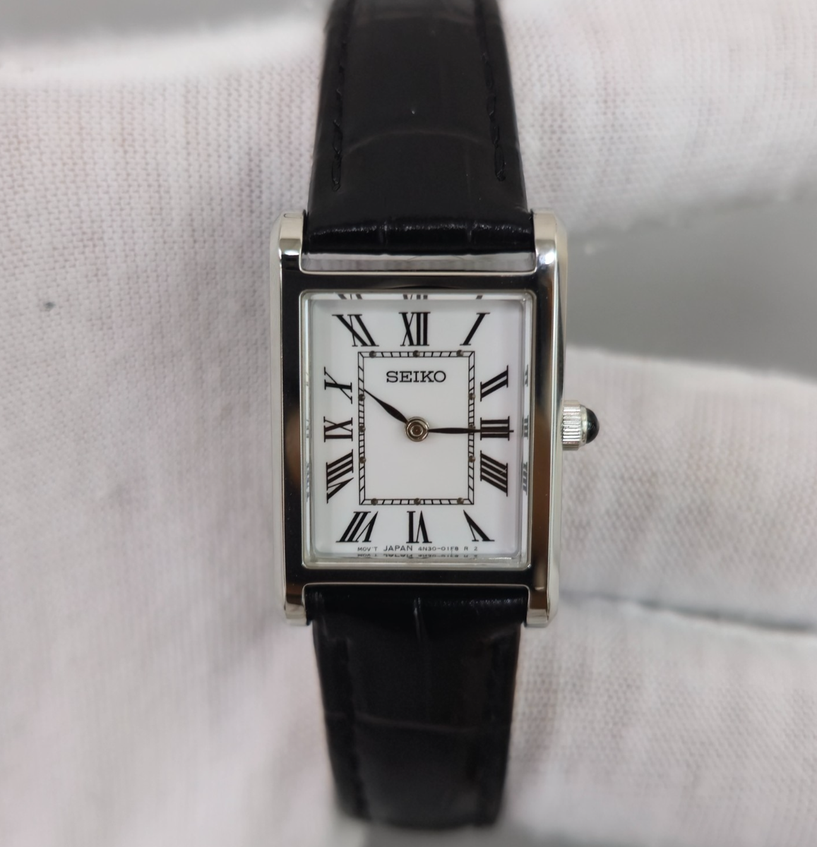 Seiko Conceptual SWR107 (Seiko Tank) White Dial 19.6mm New Full