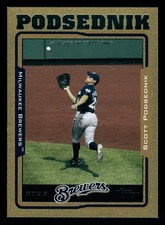 Scott Podsednik Milwaukee Brewers 2005 Topps Gold #34 SN /2005