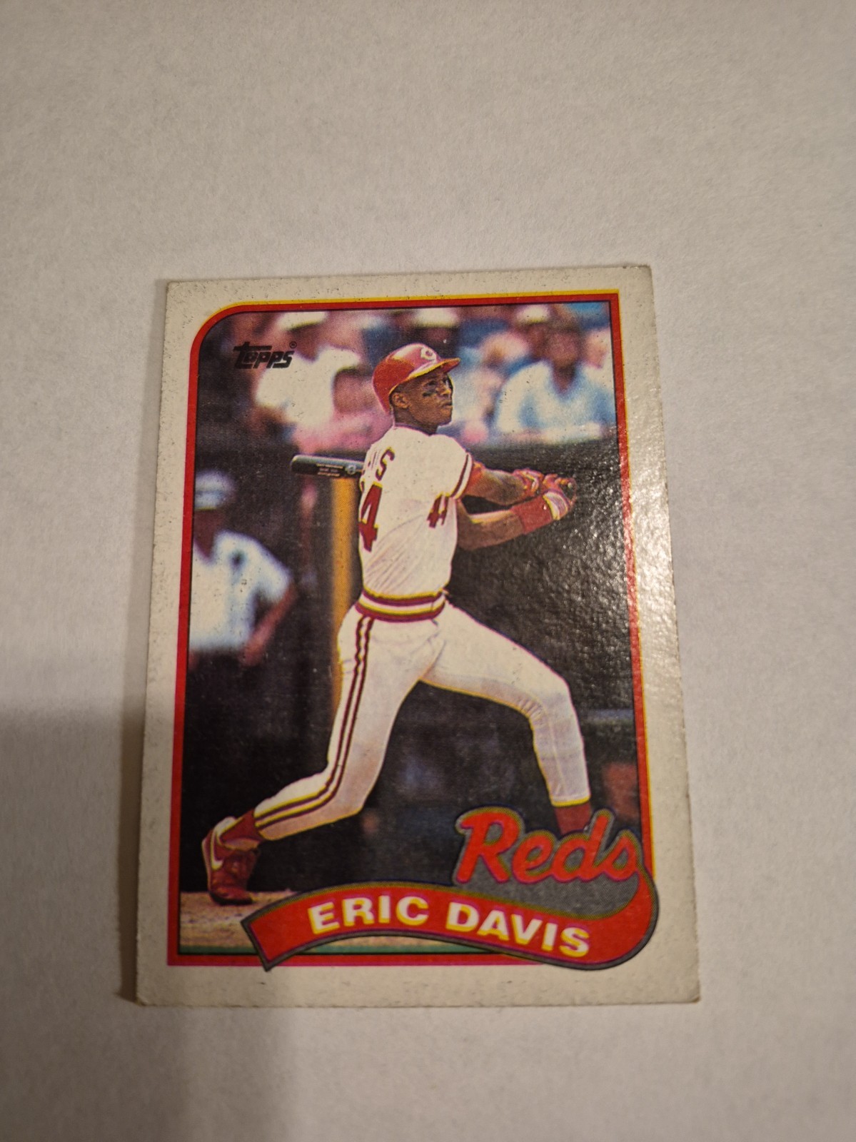 Eric Davis 1989 TOPPS  #330 FREE SHIPPING 