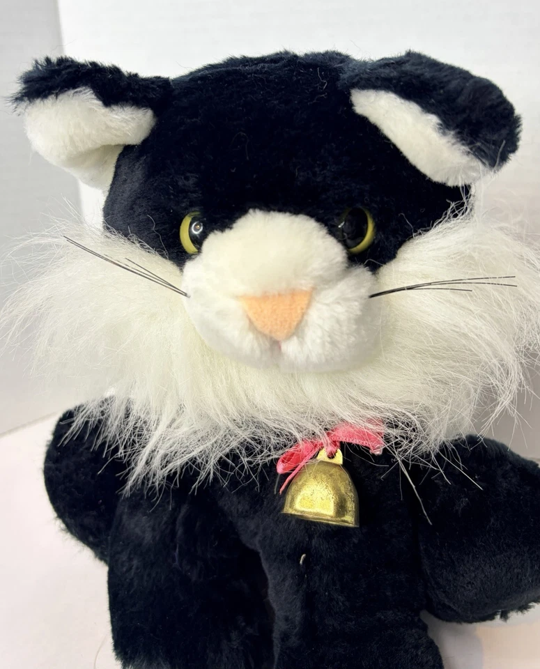 Radio Shack 12-993 Peluche Gato Mimoso Portátil AM FM Radio Años 80 Retro Raro De Colección Foto 3 de 4