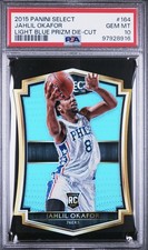 2015-16 Panini Select - Premier Level Die-Cut Jahlil Okafor #164 Prizm 197/199