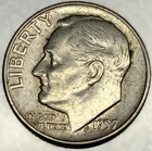 1957-D Roosevelt Dime - Circulated Condition - 90% Silver - US Coin - 2986