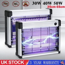 20W-50W Electrical Fly Zapper Insect Killer Fly Bug Mosquito UV Commercial Home
