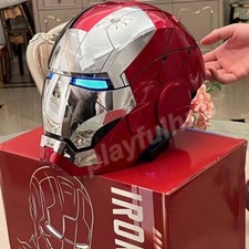Open Close Mask Autoking Iron Man MK5 Helmet Electronic Voice Activated Gift