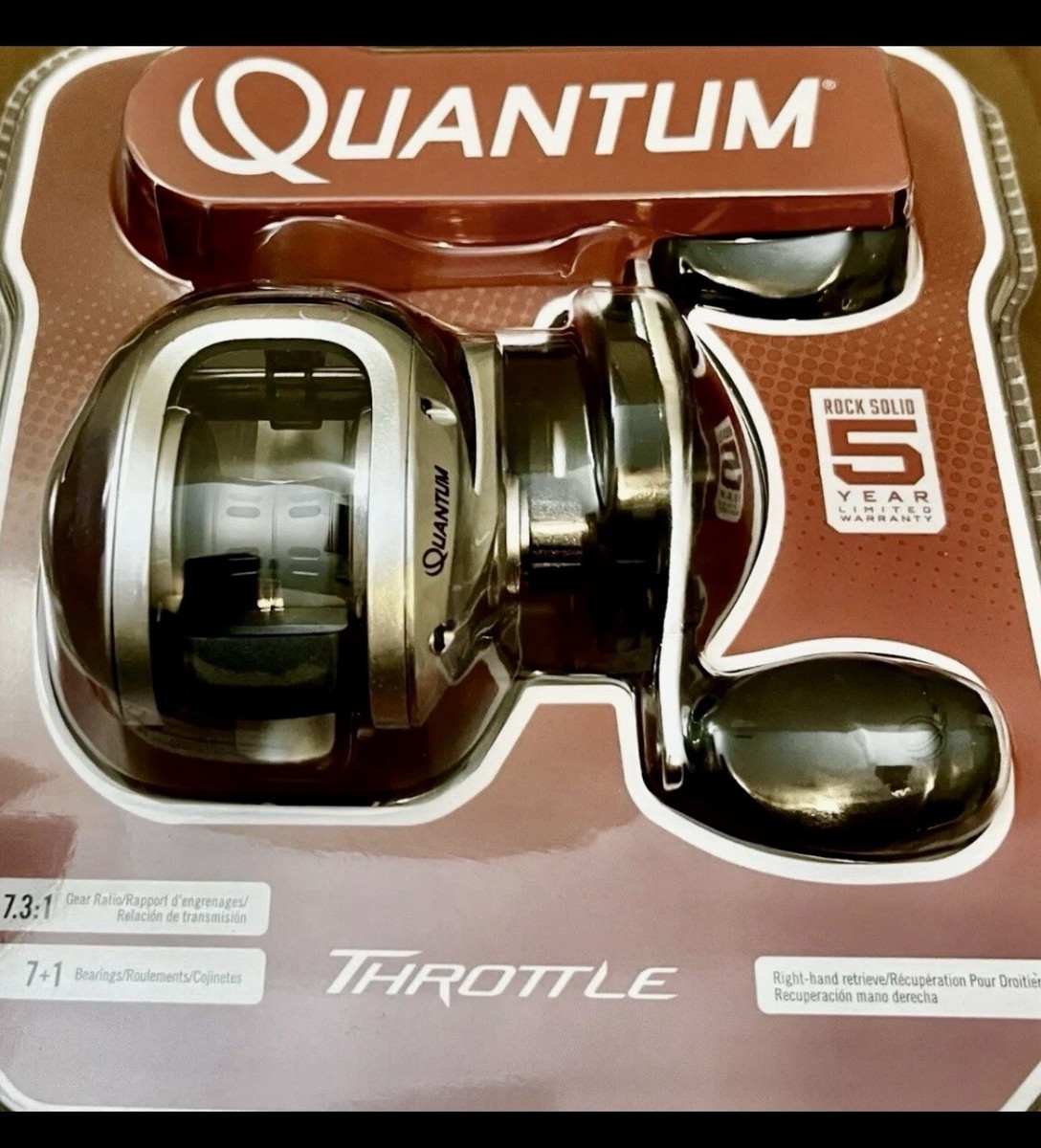 100 lb fishing reel Bates Hundo 7.1:1 / Right Hand the American Hero Spinning Reel is engineered with top Quantum Throttle 100 TH100HC Baitcast