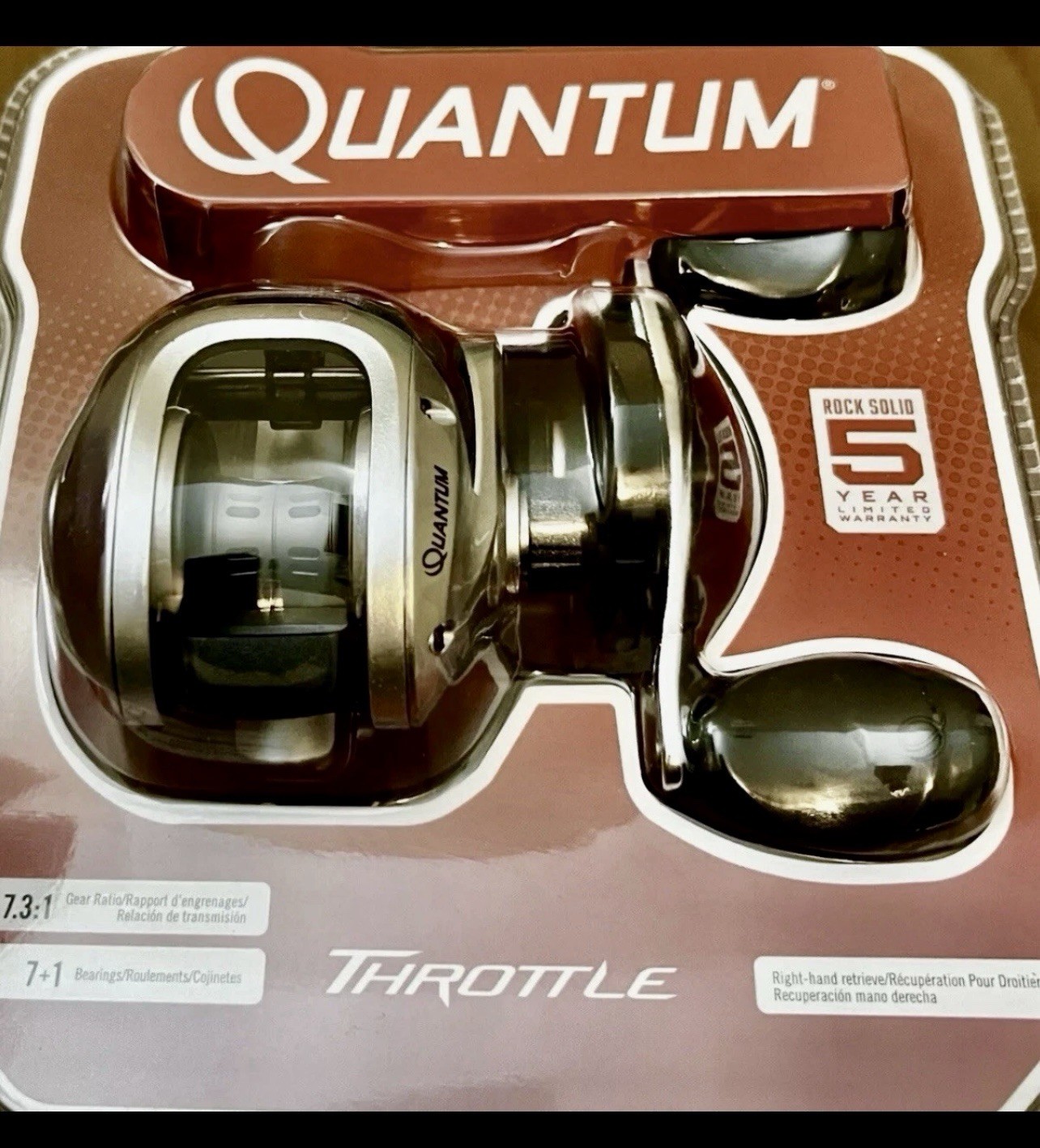 Quantum Throttle 100 TH100HC Baitcast Fishing Reel - RIGHT H