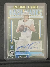 2023 Donruss Optic #HM-37 Max Duggan Hash Marks