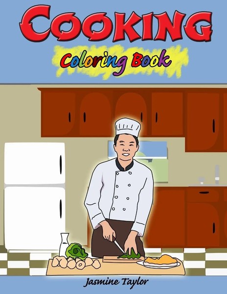 Jasmine Taylor | Cooking Coloring Book | Taschenbuch | Englisch (2019)-image