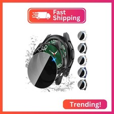 Tensea 5 5Pack for Samsung Galaxy Watch 6 Classic Screen Protector Case 47mm, H