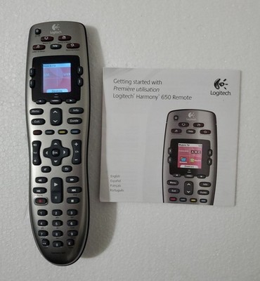 Logitech Harmony 650 Universal Remote Control Color Screen