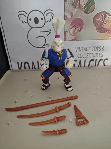 Vintage TMNT Ninja Turtles Figure Usagi Yojimbo 1989 Complete